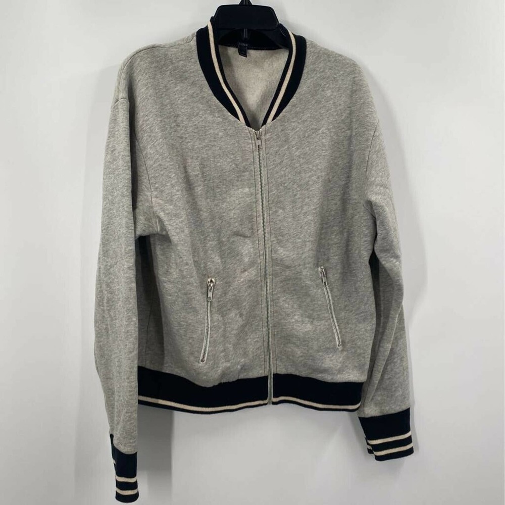 J.crew Jacket Coat Color Block Fleece Lined